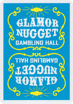 Glamor Nugget Casino Playing Cards 1960 / グラマーナゲット・カジノ・デック【青】