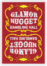 Glamor Nugget Casino Playing Cards 1960 / グラマーナゲット・カジノ・デック【マルーン（えび茶色）】
