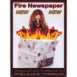 Fire Newspaper / ファイア ニュースペーパー（炎新聞紙） by Tora Magic