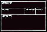Lavagna ardesia nera "Ortofrutta"