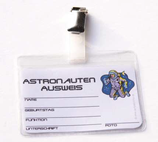 Weltall Astronauten Ausweis