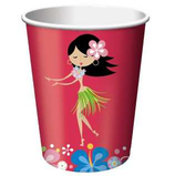 Hawaii Mädchen Partybecher