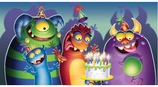 Monsterparty Tischdecke