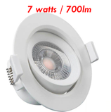 LOT DE 50 SPOTS ENCASTRABLES 7Watts / 700 lumens