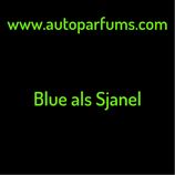 Blue als Sjanel  Auto parfum hanger