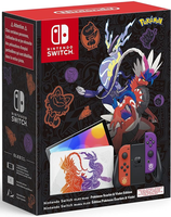 Nintendo Switch OLED - Konsole (Pokémon Karmesin & Purpur Limited Edition) [Gebraucht] [Mit OVP]