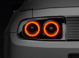 Raxiom Smoked Dual Halo LED Tail Lights (13-14 All)