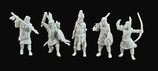 5x 1:32/54mm Rohlinge Azteken / Mayas / Inkas #02