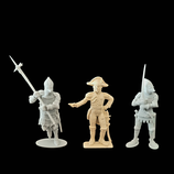 2x 1:32/54mm Rohlinge Mittelalter Ritter #04