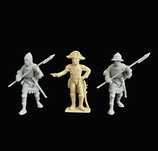2x 1:32/54mm Rohlinge Mittelalter Ritter #07