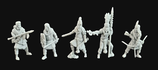 5x 1:32/54mm Rohlinge Azteken / Mayas / Inkas #03