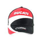 Ducati Corse Racing-Cap Basecap Schirmmütze schwarz / rot black / red unisex