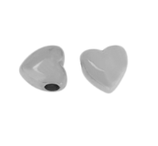 Herz Perle (1) - ~7mm Edelstahl - (451465)