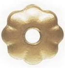 Perlenkappen (10) - 3mm vergoldet (4001)