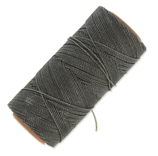 Polyester gewachst - Dark Grey 1mm (665)
