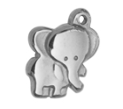 Anhänger Elefant (1) - Edelstahl - 12x10mm (451226)
