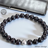 Granat Herren-Armband (7905)