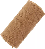 Polyester gewachst (1) - Straw 1mm (18)