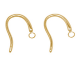 Ohrhaken (2) - 14mm Edelstahl - golden (97915)