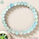 Aquamarin Armband matt (8285)