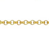 Kettchen (½M) - 1.3mm Rolo - vergoldet (4074)