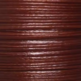 Polyester gewachst (1) - 0.5mm Brown - FLACH (MLZ516)