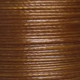 Polyester gewachst (1) - 0.5mm Mocha - FLACH (MLZ514)