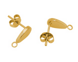 Ohrstecker (2) - Edelstahl golden (97920)