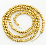 97% Perlen (1S) - 1.5mm facettiert - vergoldet (6228)