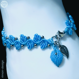 Makramée Armband (1) - Hellblau (30050)