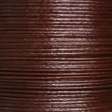 Polyester gewachst (1) - 0.5mm Umber - FLACH (MLZ517)