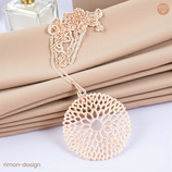 Mandala Kettchen - rosé vergoldet 30mm (8276)