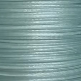 Polyester gewachst (1) - 0.5mm Aqua Blue - FLACH (MLZ523)