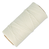 Polyester gewachst (1) - White - 1mm