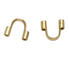 Drahtschoner (20) - 5x6mm Edelstahl - golden (451156)