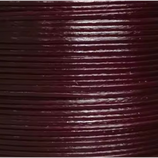 Polyester gewachst (1) - 0.5mm Bordeaux - FLACH (MLZ510)