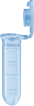 Microtubo tipo eppendorf de 2 ml ESTÉRIL Tapón SafeSeal, material: PP, transparente, Biosphere® plus, Paquete con 60 piezas en Blíster de 1 unidad SARSTEDT 72.695.201
