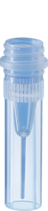 Microtubo roscado de 0.5 ml, fondo cónico con faldón, con moleteado, transparente, sin tapón, estéril, 500 unidades/bolsa doble Marca SARSTEDT 72.730.711