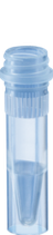 Microtubo roscado de 1.5 ml SIN TAPA, fondo cónico con faldón, con moleteado, transparente, 500 unidades/bolsa SARSTEDT 72.703