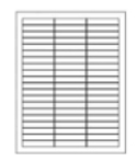 Etiquetas láser Cryo-Tags® Color Blanco de 64 x 13 mm, para Gradillas & Vasos. paquete con 20 hojas de  Marca Heahtrow Scientific HEALCRY-2500