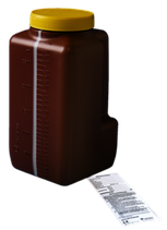 Botella graduada color marrón para recolección de orina, volumen: 3 l, Ø orificio: 83.5 mm Marca SARSTEDT 77.575 $39