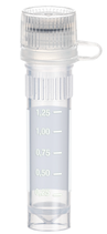Microtubo roscado, 2 ml. GRADUADO, estéril fondo cónico con faldón, paquete c/100 pzs. SARSTEDT 72.694.106