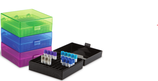 Criocaja para almacenamiento de 100 microtubos de 1.5/2.0 ml (12.3 mm diám.) paquete con 5 piezas, Marcas HEATHROW SCIENTIFIC