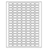Etiquetas Laser Tough - Tags® para uso en impresoras láser, de 24x13 mm para Microtubos de 0.5 ml.  Paquete con 25 hojas de 119 piezas Marca Heathrow Scientific HEATTSW-2240