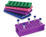 Gradilla Plegable, para tubos de 15 ml  (17 mm) y 50 mL (30 mm), Paquete con 2, Marca HEATHROW SCIENTIFIC