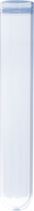 Tubo fondo redondo de 5 ml, (LxØ): 75 x 12 mm, de poliestireno transparente, tapón a presión, apto para citómetros de flujo como FACSCanto, FACSAria, FACSCalibur, LRS2, FC500