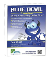 Película de autorradiografía Blue Devil Premium de doble emulsión  100 hojas de 127 x 178 mm (5 x 7 pulgadas) GENESEE SCIENTIFIC 30-507 $1,135