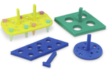 Gradillas para tubos flotantes, paquete con 5 piezas, Marca Heathrow Scientific