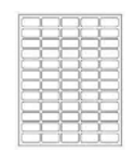 Etiquetas láser Cryo-Tags® de 38 X 19 mm, para Propósitos generales, paquete con 20 hojas de 60,  Marca Heahtrow Scientific HEALCRY-1200
