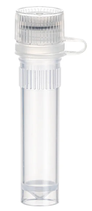 Microtubo roscado, 2 ml. estéril, fondo cónico con faldón, Paquete con 100 piezas, Marca SARSTEDT 72.694.105